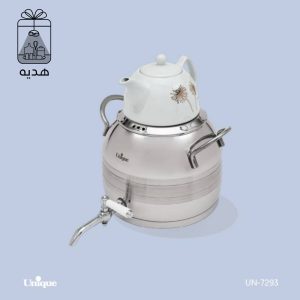 کتری قوری استیل یونیک طرح ترک کد 7293