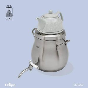 کتری قوری ۵/۵ لیتر استیل یونیک ۲ میلیون و ۱۱۰ کد ۷۲۰۷