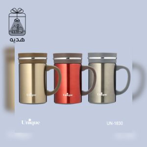 ماگ دسته دار دو جداره یونیک 1830
