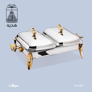 سوفله دو خانه قایقی طلایی یونیک 3851