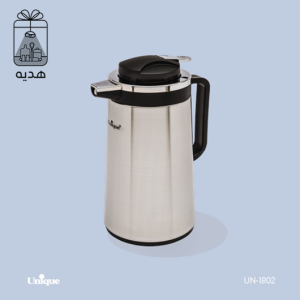 فلاسک 1 لیتر استیل شیشه دار یونیک 1802