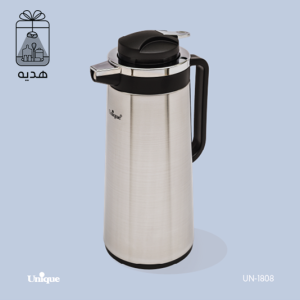 فلاسک 1/9 لیتر استیل شیشه دار یونیک 1808