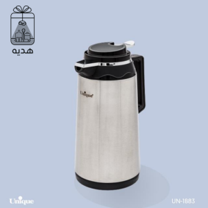 فلاسک 1 لیتر استیل شیشه دار یونیک کد 1883
