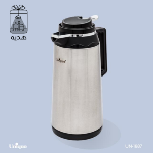 فلاسک 1/6 لیتر استیل شیشه دار یونیک کد 1887