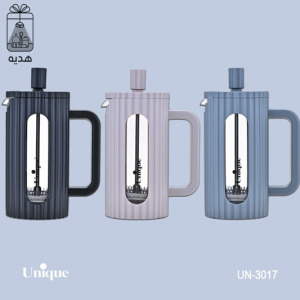 لیوان فرنچ پرس 600 میل یونیک کد 3017