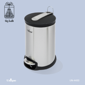 سطل زباله 16 لیتر استیل یونیک کد 4430