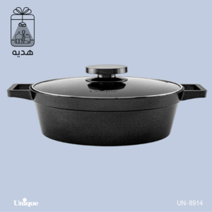 تابه دو دسته 28 کف گرانیت یونیک مدل دیاموند کد 8914