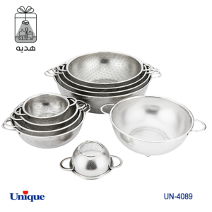 سبد 10 پارچه استیل یونیک کد 4089